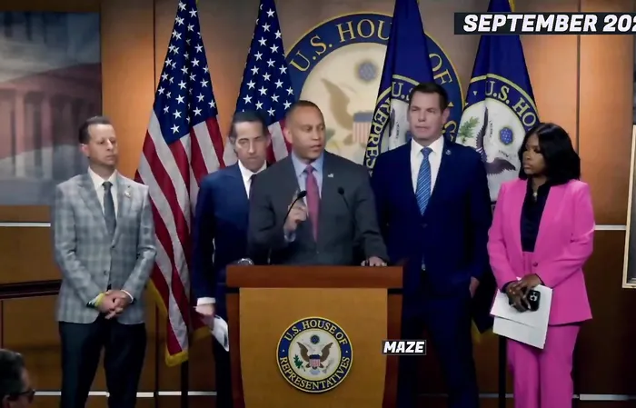 Hakeem Jeffries and fellow clowns praised Eric Swalwell before the allegations