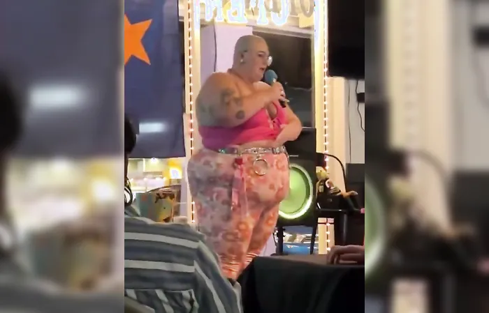 Trans non-binary ‘comedian’ and body positivity activist tries to make jokes
