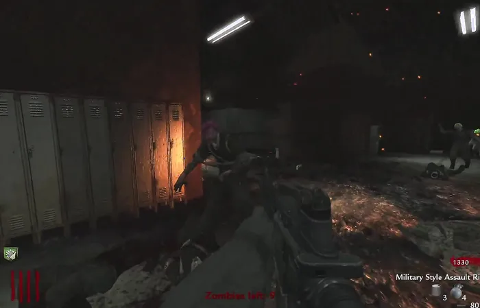 A Call of Duty Zombies map as Donald Trump vs Zombie Transgenders in the girl's bathroom