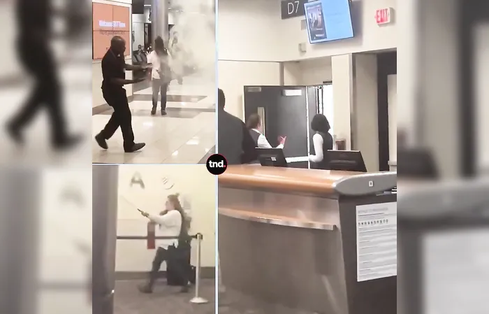 HELL NAW! Caught trying dine and dash at ATL airport