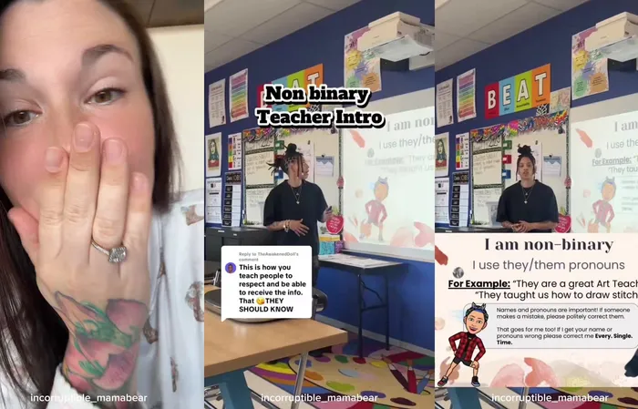 BUSTED: Art Teacher pushing fake pronouns on students
