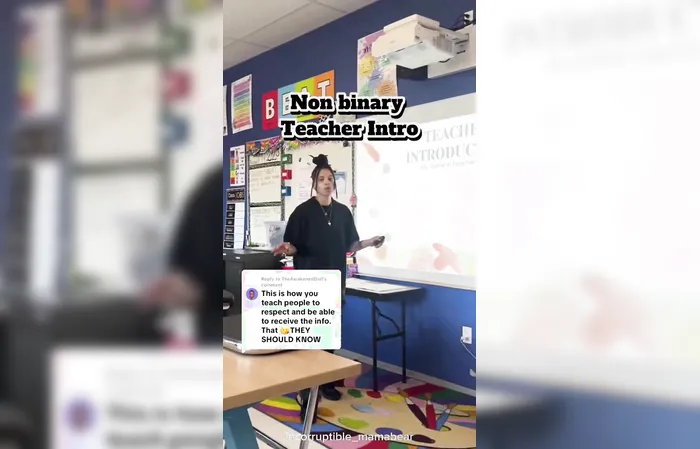 BUSTED: Art Teacher pushing fake pronouns on students