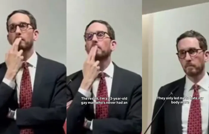CA Dem Sen Wiener looks like a creep as victim testifies against child gender care