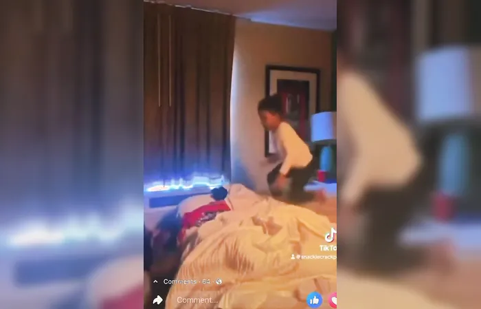 Teen beats up grandma on live stream, wtaf!