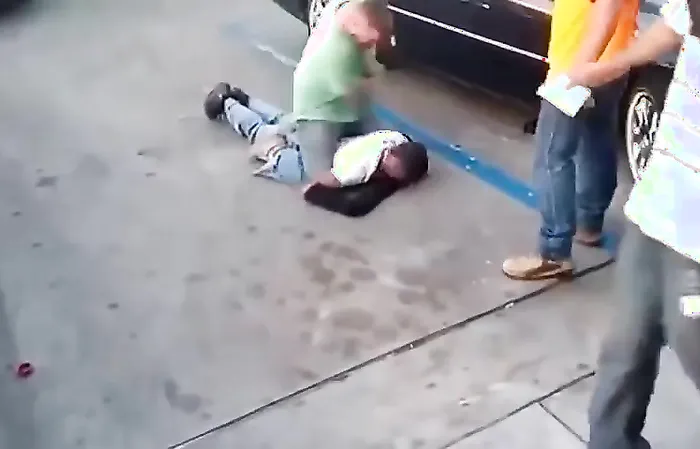Thug starts a fight with the wrong one and FINDS OUT