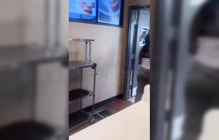 Lunatic destroys Philly McDonalds