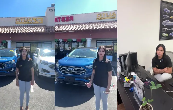 When dad makes you film the car dealership promo