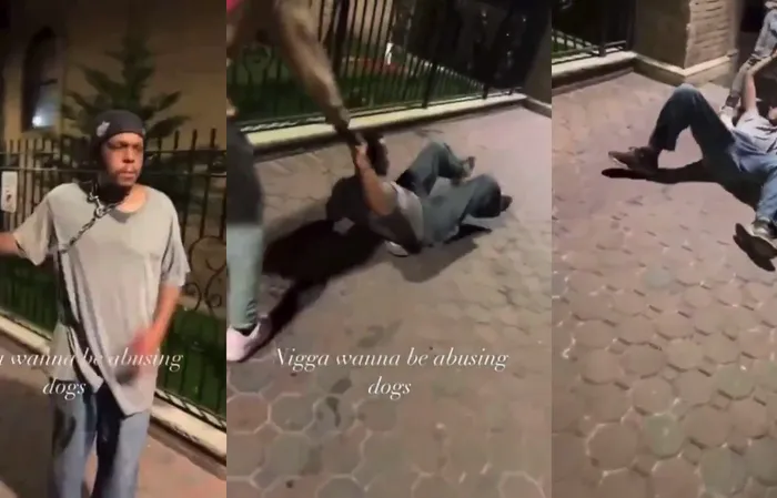 Dog abuser gets YANKED on a collar for revenge