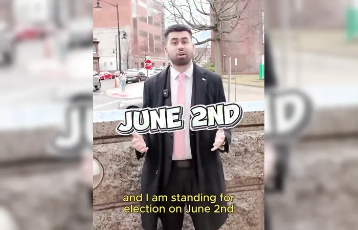 Ad for NJ congressional candidate has NO ENGLISH in it