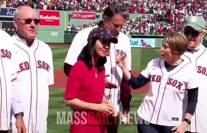 Fenway Park BOOED leftist Mayor Michelle Wu at Red Sox opening day