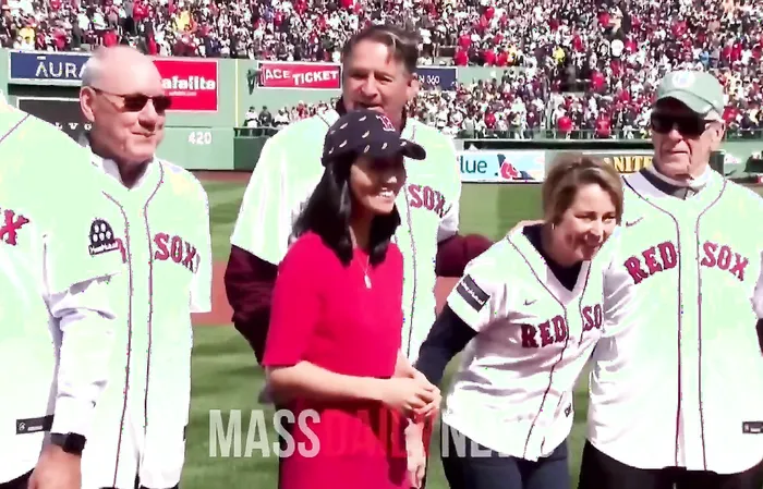Fenway Park BOOED leftist Mayor Michelle Wu at Red Sox opening day