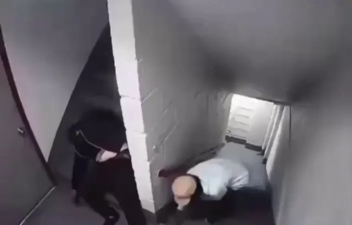 Ghetto hoodlum sets FIRE to a homeless man sleeping in the stairwell