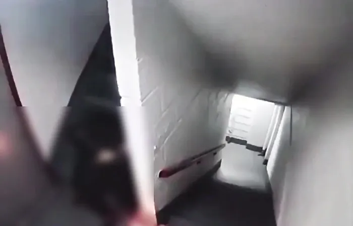Ghetto hoodlum sets FIRE to a homeless man sleeping in the stairwell