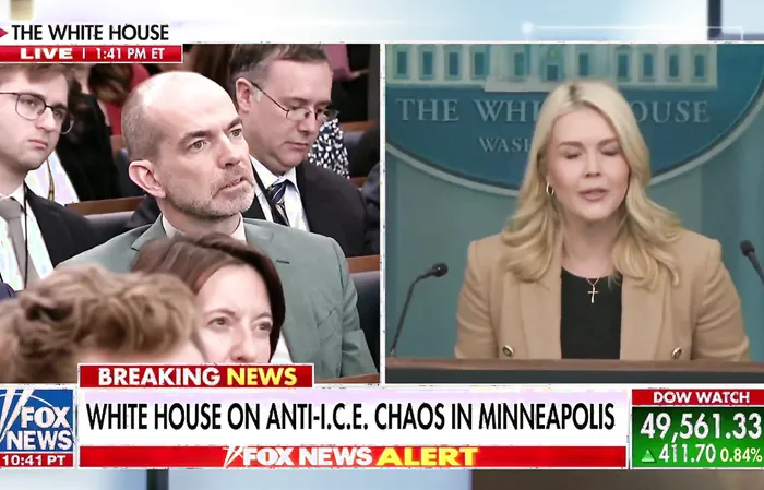 Karoline Leavitt SCORCHES activist left-wing HACK reporter