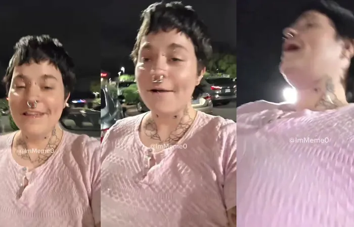 Welfare Queen struts a Balenciaga bag while using foodstamps