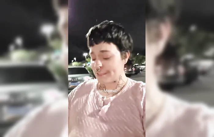 Welfare Queen struts a Balenciaga bag while using foodstamps
