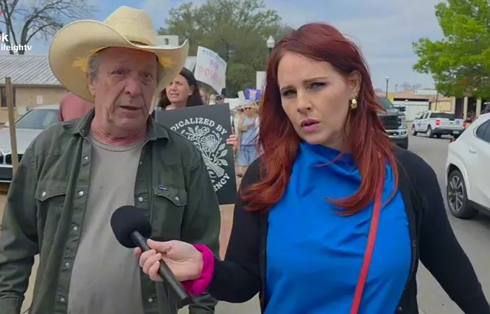 Protester CAN'T GIVE ONE ANSWER on how Trump acts like a KING