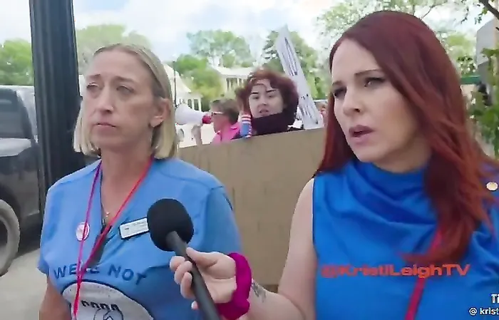 Protester CAN'T GIVE ONE ANSWER on how Trump acts like a KING