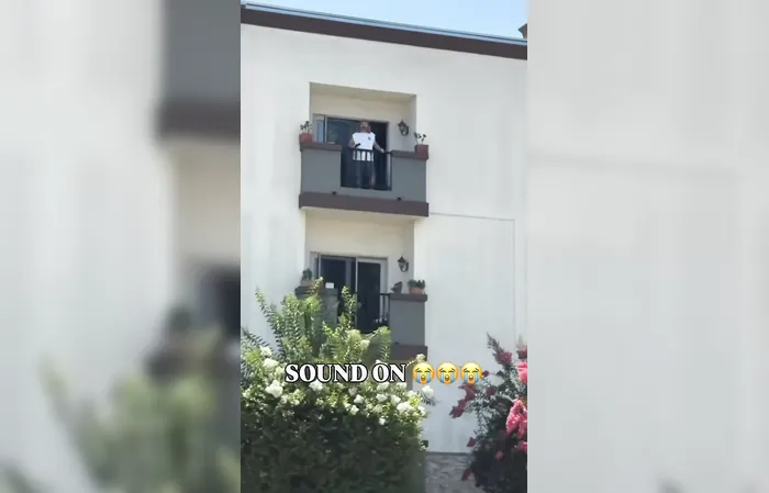Drunk plumber arrested, but guy on balcony steals the show