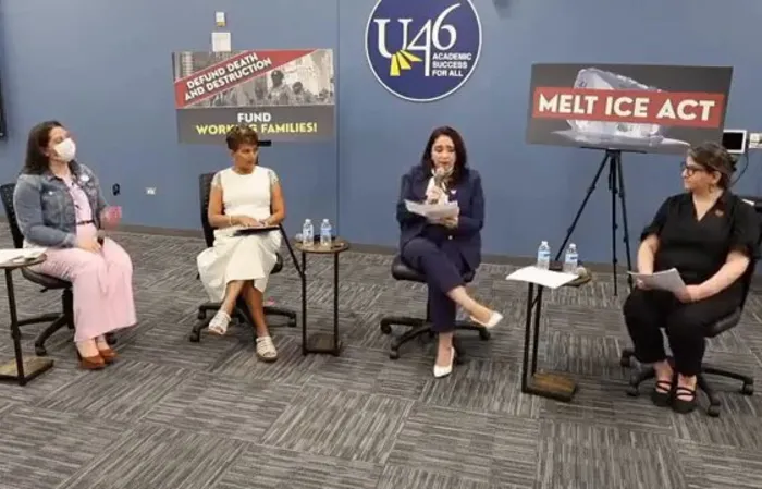 Democrat Rep. Delia Ramirez wants to "MELT ICE" and give your tax money to illegals