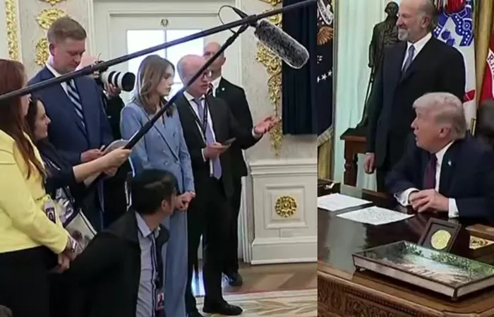 Trump makes reporters look dumber than usual after clueless question
