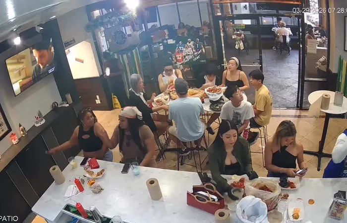 Guess who ran out on their food bill?