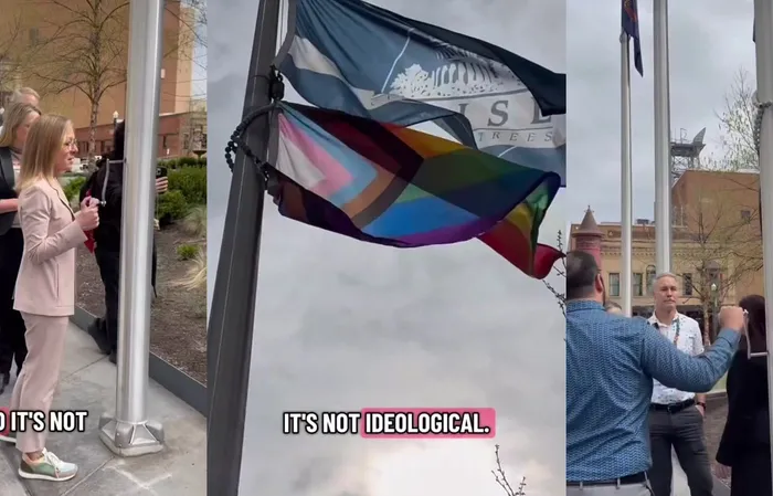 Boise mayor forced to remove LGBTQ+ flag after law passes