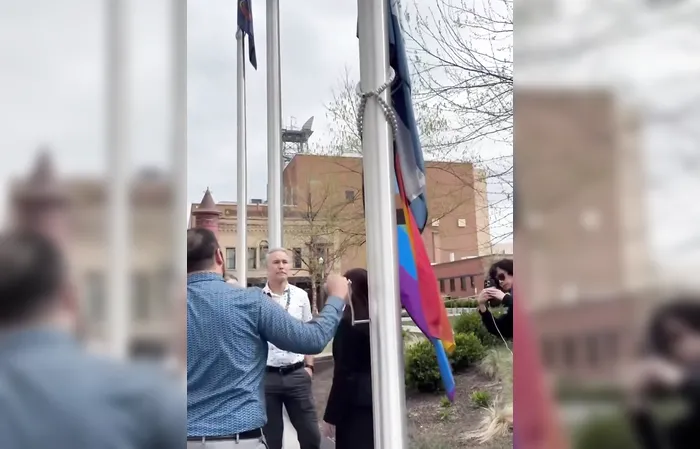 Boise mayor forced to remove LGBTQ+ flag after law passes