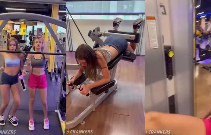 gym videos getting sweaty