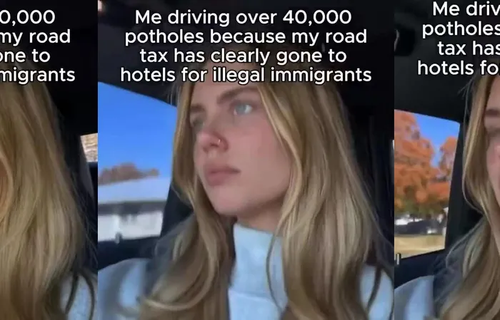 I drive over potholes bc Democrats spent my taxes on illegals