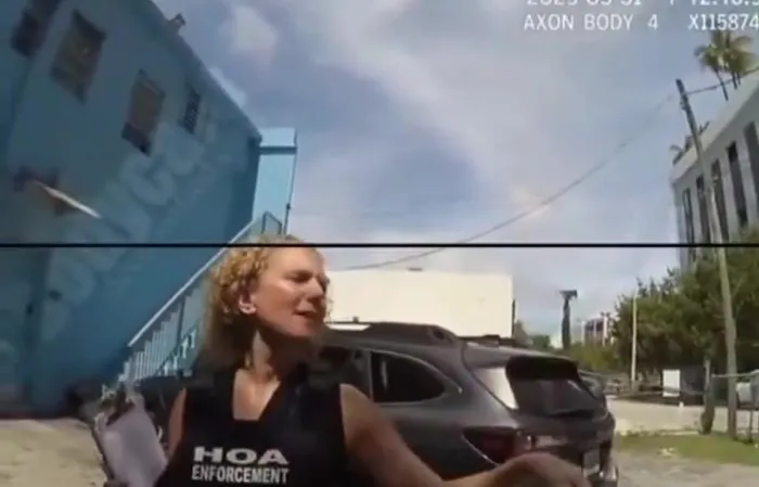 Psycho HOA KAREN ends up in handcuffs