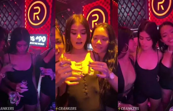 Girls in the club showing how sexy they can be