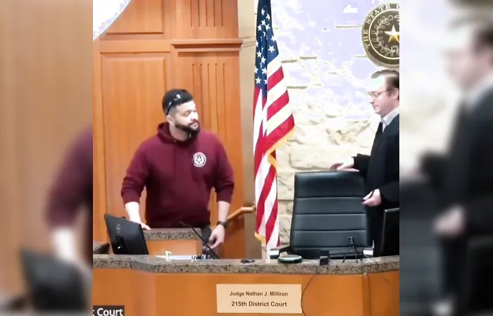 Harris County Judge Nathan Milliron CAUGHT berating an IT worker who was HELPING HIM
