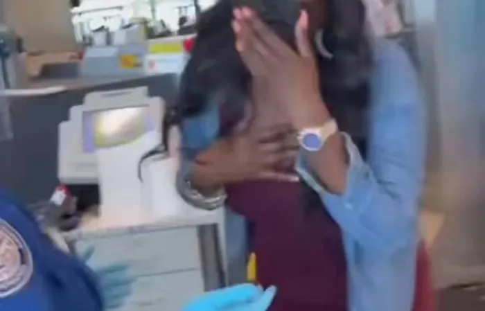 Lady stopped by TSA knows what happens next