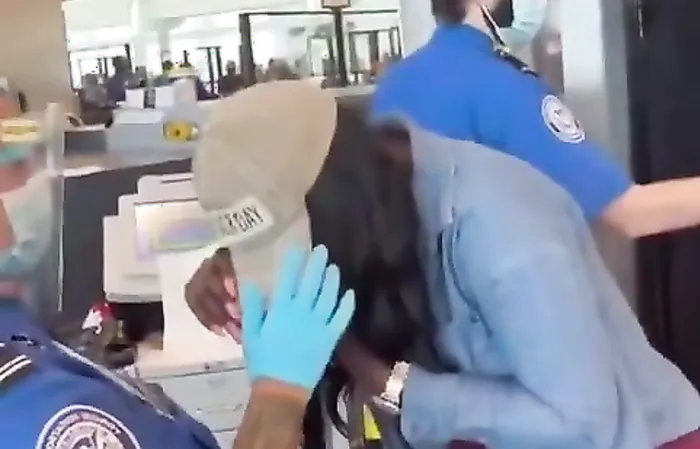 Lady stopped by TSA knows what happens next