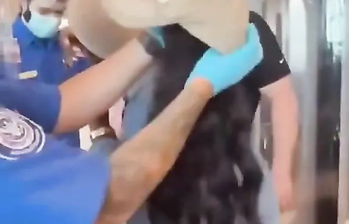 Lady stopped by TSA knows what happens next