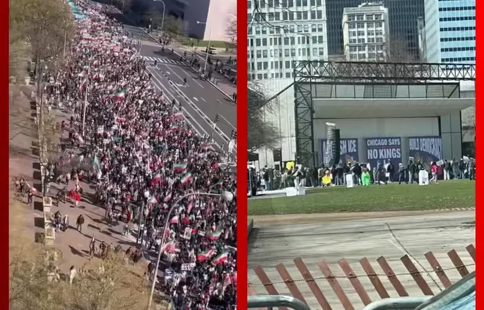 Trump rally vs No Kings - you can't even compare it