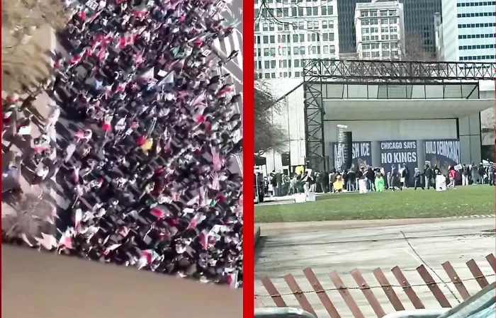 Trump rally vs No Kings - you can't even compare it
