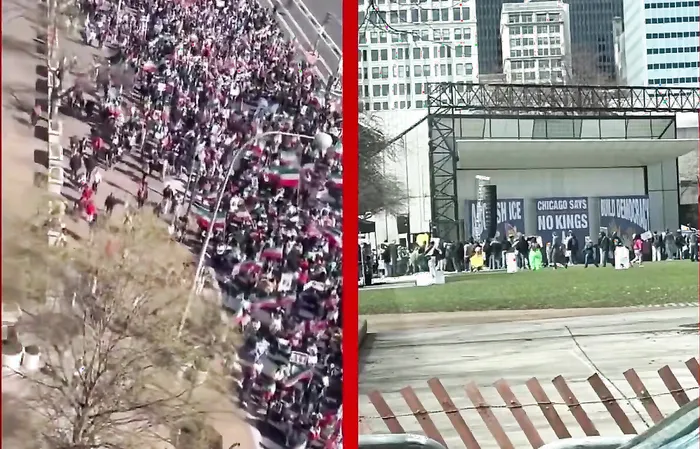Trump rally vs No Kings - you can't even compare it