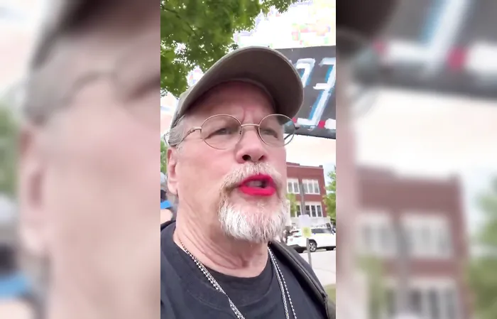 Democrat men are wearing red lipstick to protest Trump