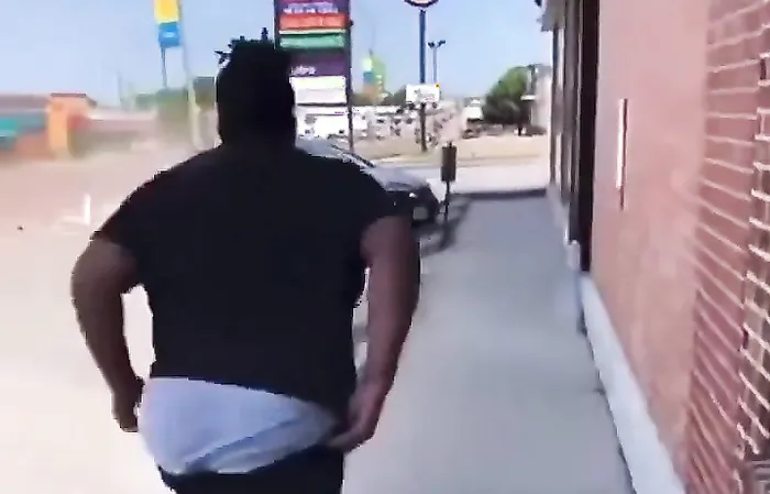 They jumped into moving car, then crashed it