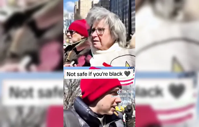 Protester makes excuse for lack of diversity at 'No Kings'