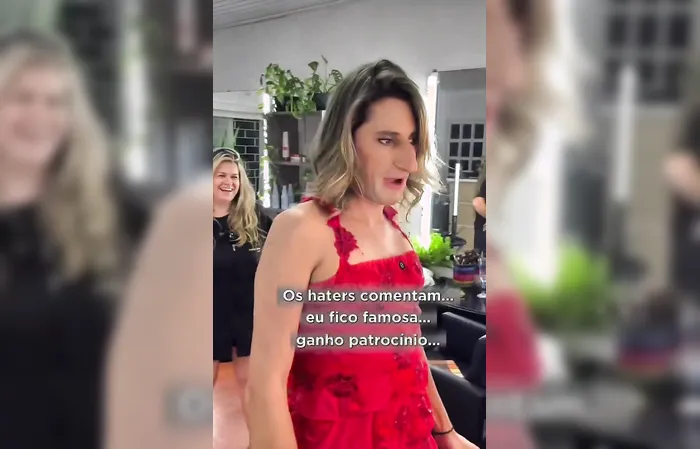 When you finally feel confident in your new red dress