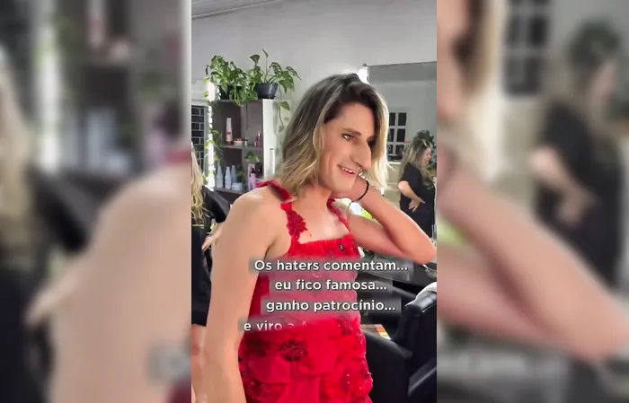 When you finally feel confident in your new red dress