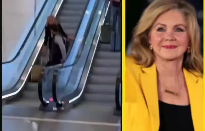 Sen. Marsha Blackburn caught on way out of DC