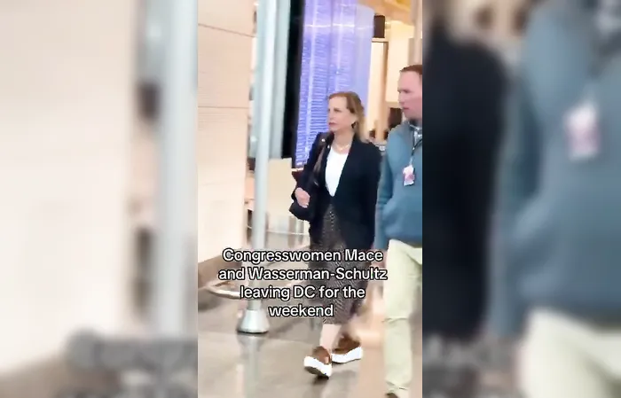 Dem. Debbie Wasserman Schultz caught using a TSA escort to skip lines