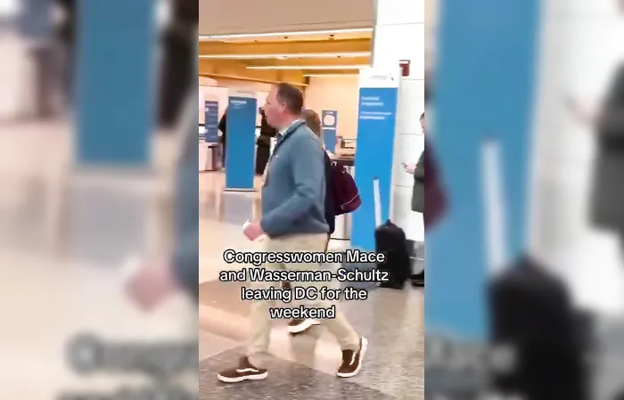 Dem. Debbie Wasserman Schultz caught using a TSA escort to skip lines