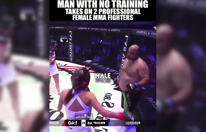 Guy with NO TRAINING vs female MMA fighters