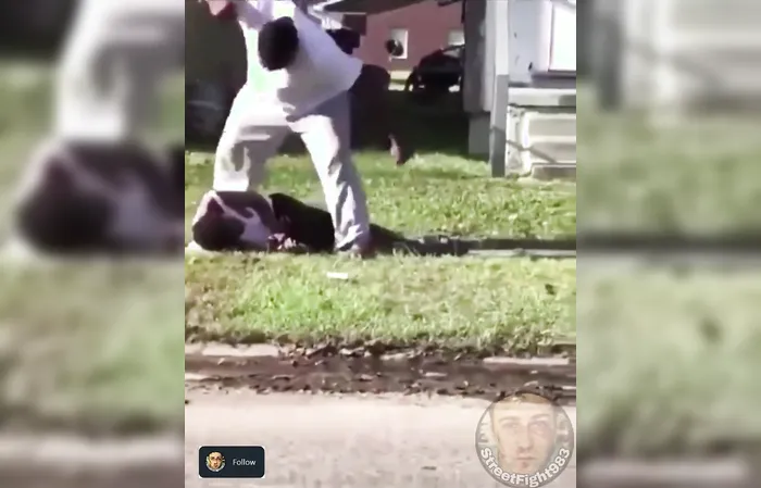 Son beat up step dad who was abusing his mom
