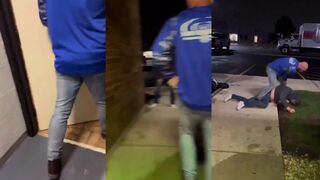 Dude beats up a guy who bullied his son